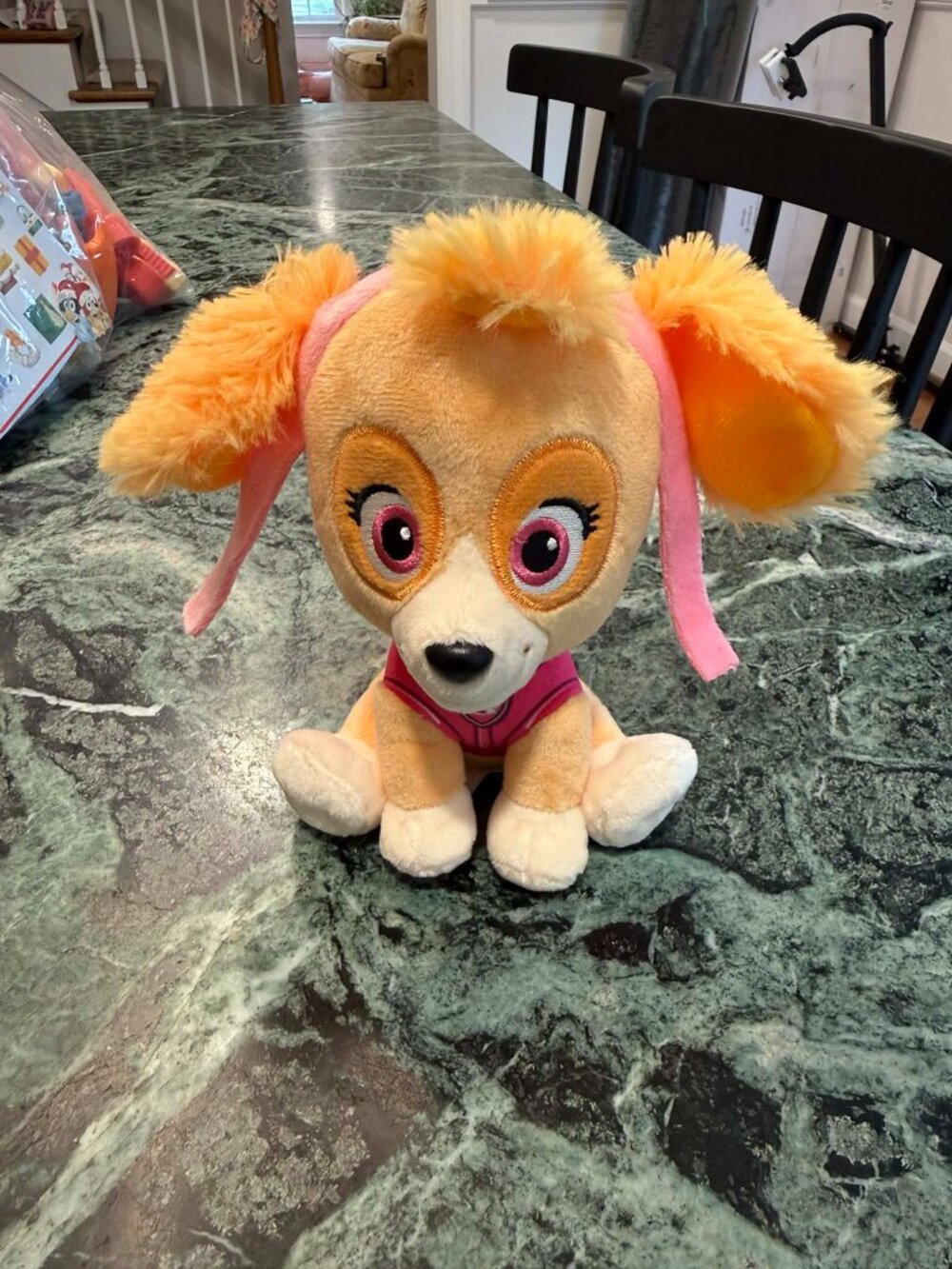 Paw Patrol Skye Plush Stuffed Animal Pink Aviator Puppy Toy Nickelodeon